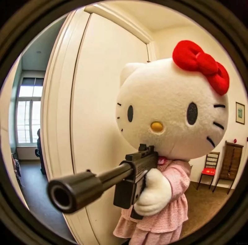 145+ Ảnh Hello Kitty vô tri cute nhưng đầy biểu cảm khó đỡ 10 ảnh hello kitty vô tri 10