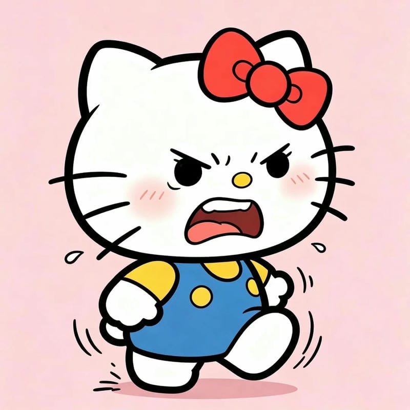 145+ Ảnh Hello Kitty vô tri cute nhưng đầy biểu cảm khó đỡ 11 ảnh hello kitty vô tri 11