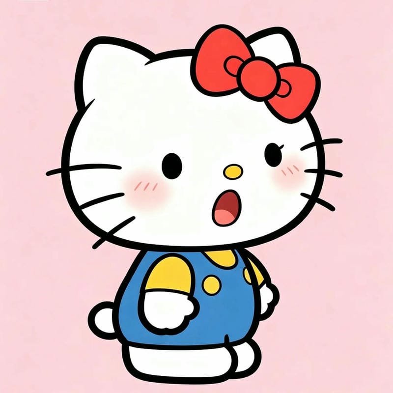 145+ Ảnh Hello Kitty vô tri cute nhưng đầy biểu cảm khó đỡ 13 ảnh hello kitty vô tri 13
