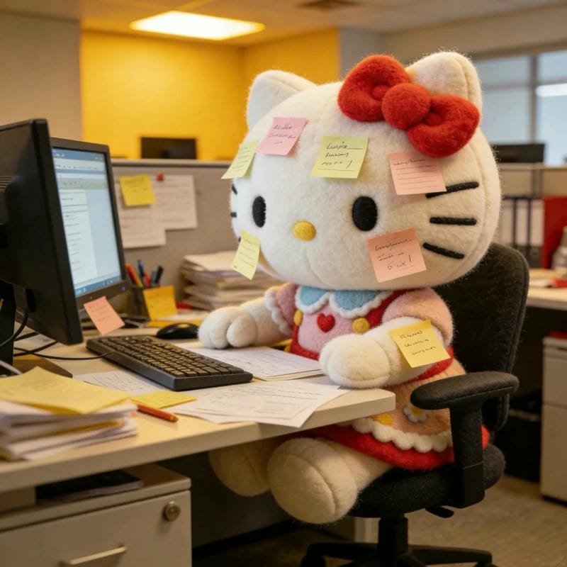 145+ Ảnh Hello Kitty vô tri cute nhưng đầy biểu cảm khó đỡ 15 ảnh hello kitty vô tri 15