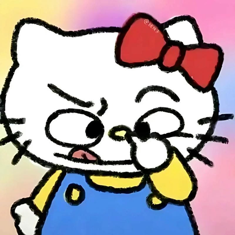 145+ Ảnh Hello Kitty vô tri cute nhưng đầy biểu cảm khó đỡ 25 ảnh hello kitty vô tri 25