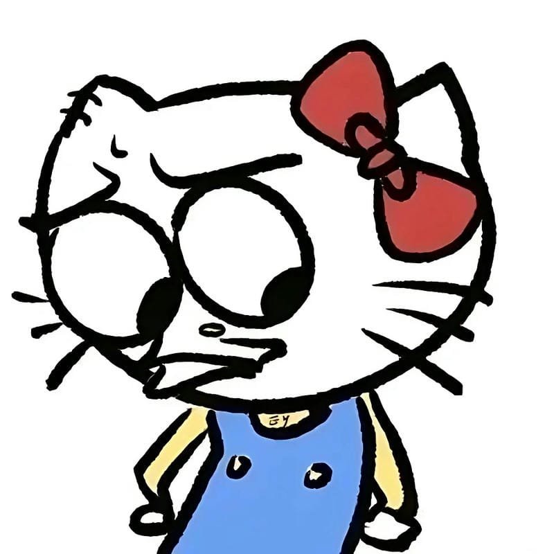 145+ Ảnh Hello Kitty vô tri cute nhưng đầy biểu cảm khó đỡ 36 ảnh hello kitty vô tri 36