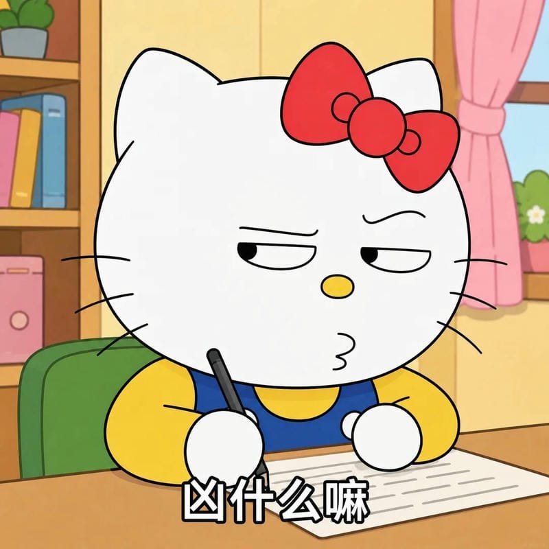 145+ Ảnh Hello Kitty vô tri cute nhưng đầy biểu cảm khó đỡ 40 ảnh hello kitty vô tri 40