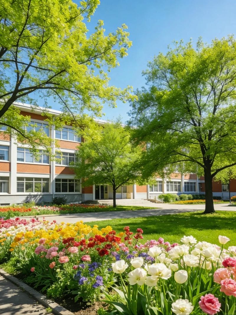 188+ Ảnh trường học xanh với những góc check in đẹp bất ngờ 16 ảnh trường học xanh 15