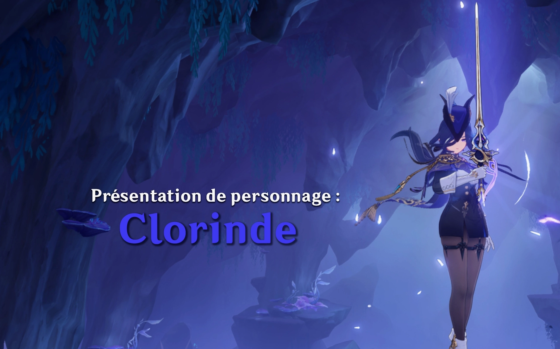 Banniere Clorinde thể hiện vị thế nhân vật