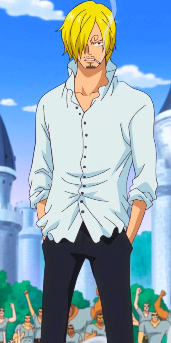 Sanji là thành viên thứ 4 được Luffy mới vào băng Mũ Rơm