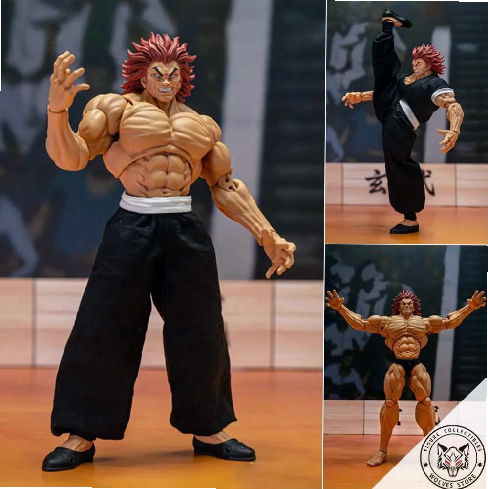 Bộ phụ kiện đi kèm mô hình Yujiro Hanma