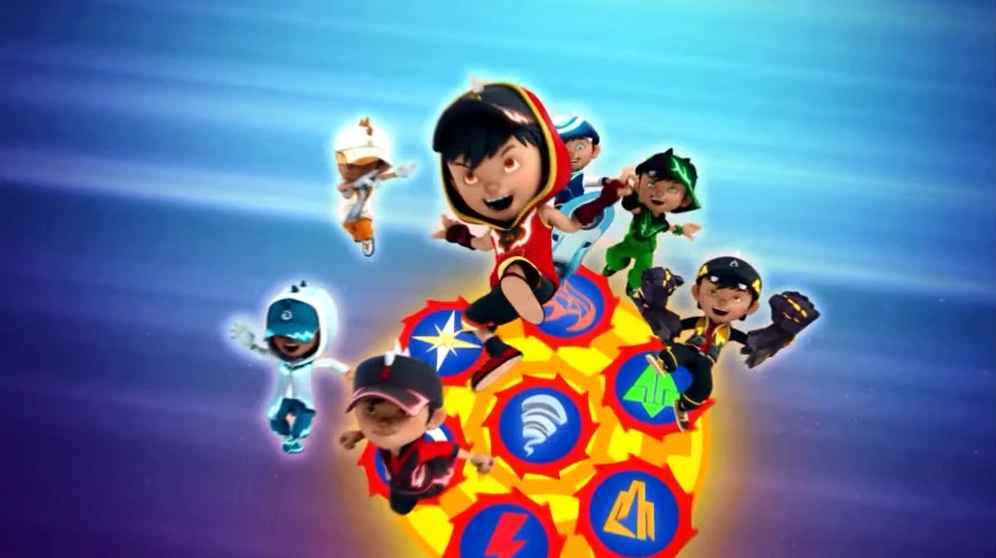 BoBoiBoy Sấm Sét, Gió và Đất