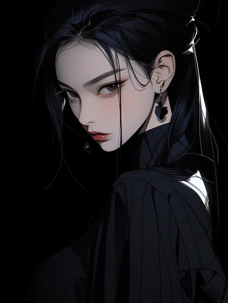 hình ảnh anime nữ ngầu lạnh lùng