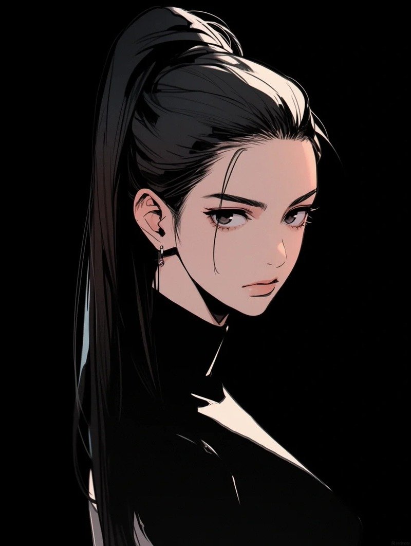 ảnh anime nữ ngầu