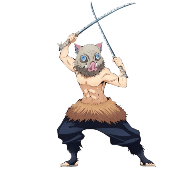 Hình ảnh Inosuke Hashibira trong anime