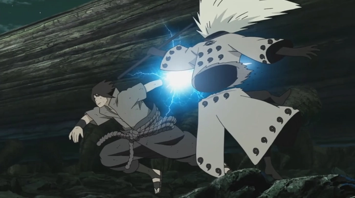 Madara và Sasuke đối đầu