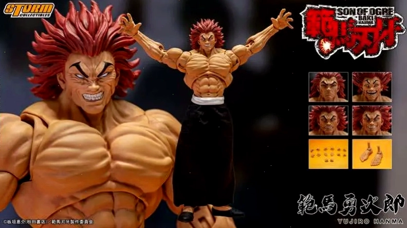 Mô hình Yujiro Hanma cận cảnh
