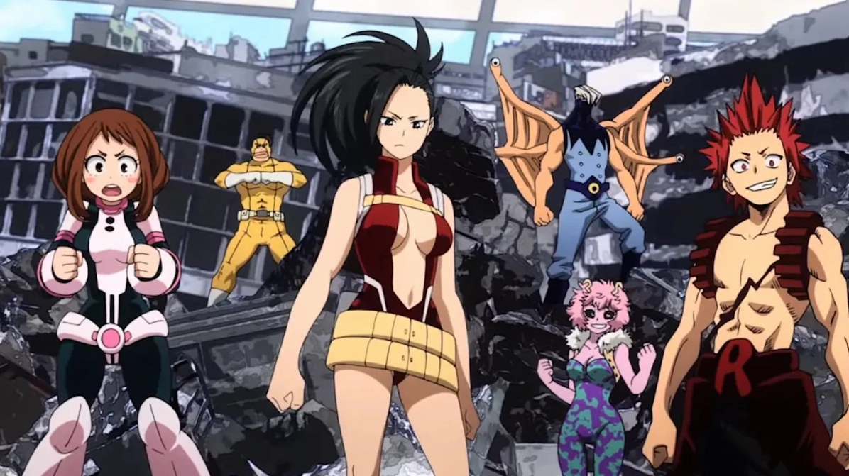 Momo Yaoyorozu cùng bạn bè tại U.A.