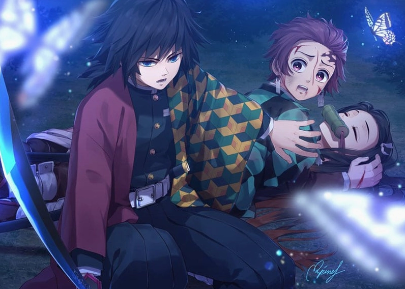 Tomioka Giyuu là ai? Hé lộ Thủy Trụ bí ẩn của Sát Quỷ Đoàn! 1 Thủy Trụ Tomioka Giyuu trong Kimetsu no Yaiba