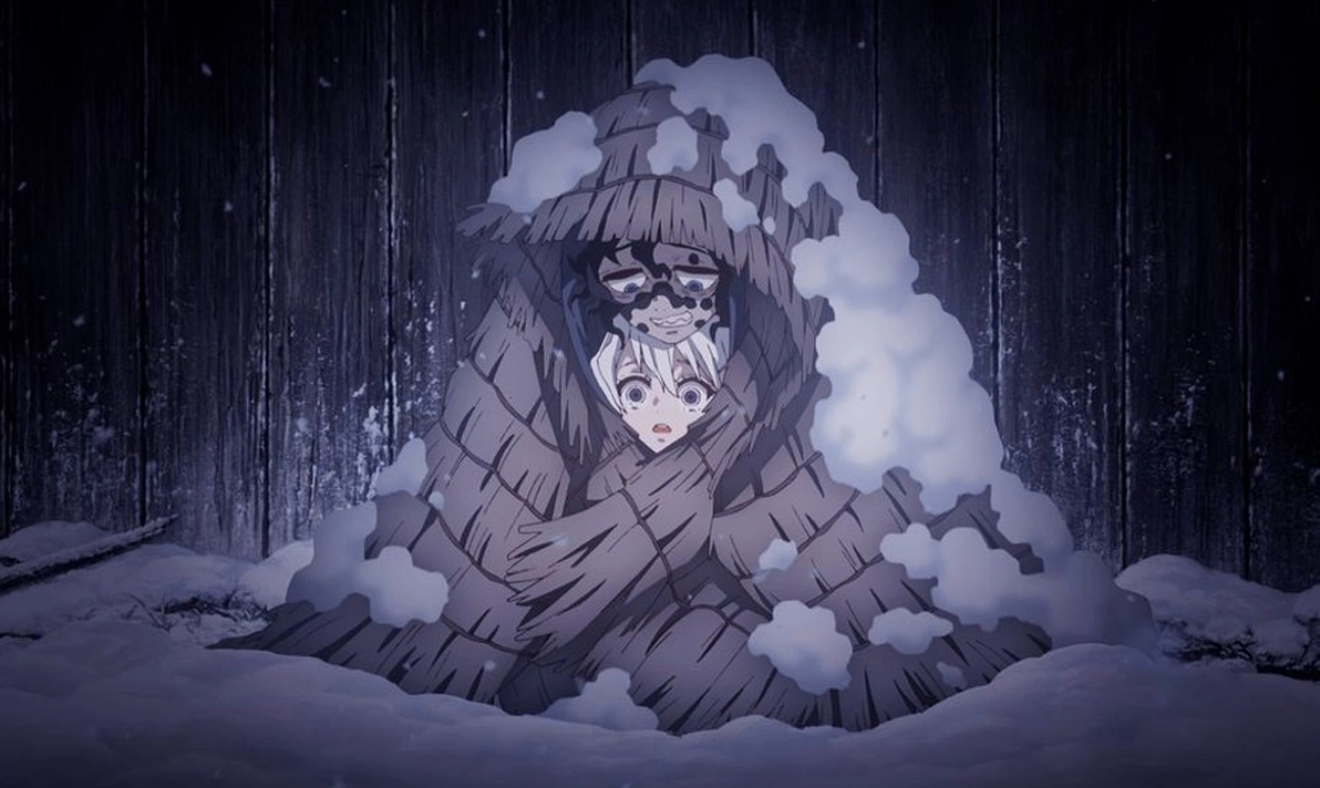 Tuổi thơ của Daki và Gyutaro trong Kimetsu no Yaiba